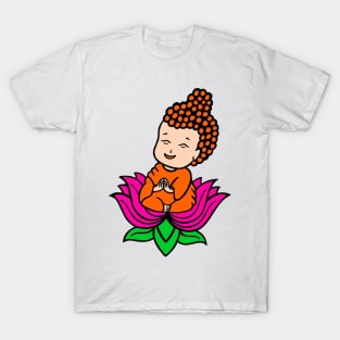 Flower Budha T-Shirt